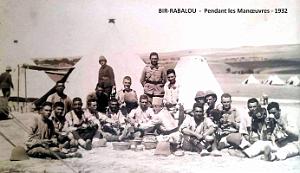 Bir-Rabalou - Pendant les Manoeuvres - 1932
